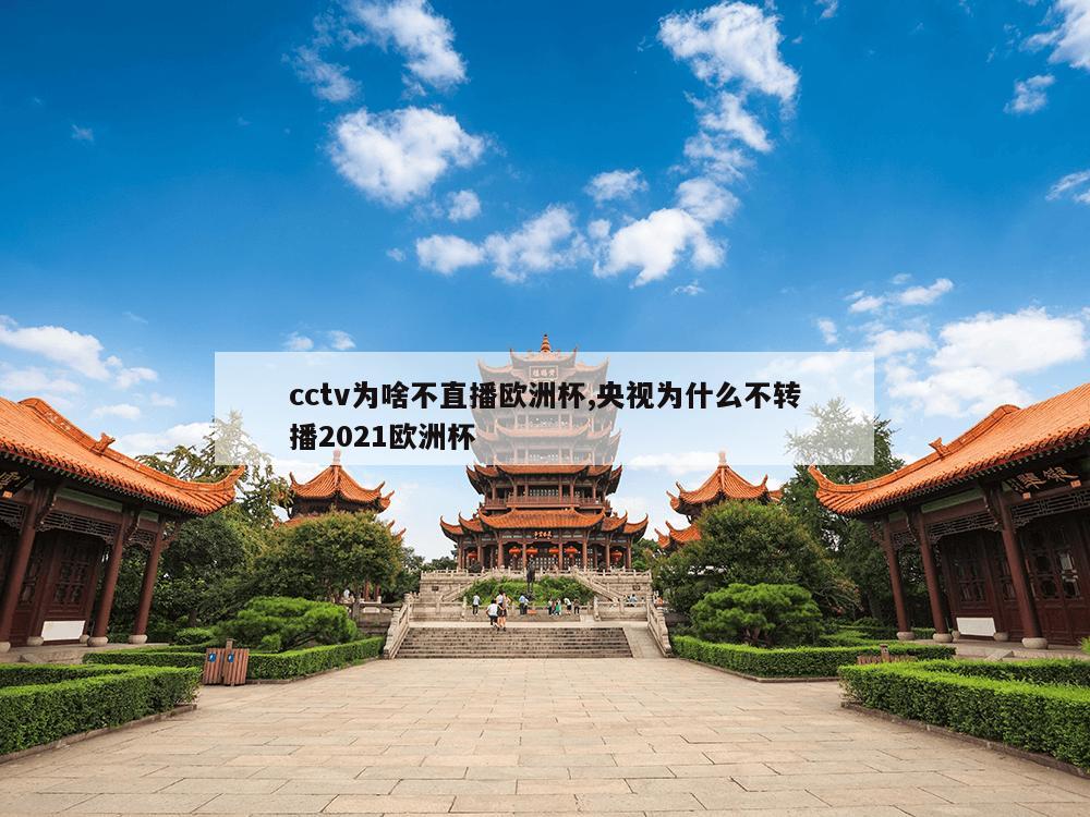 cctv为啥不直播欧洲杯,央视为什么不转播2021欧洲杯