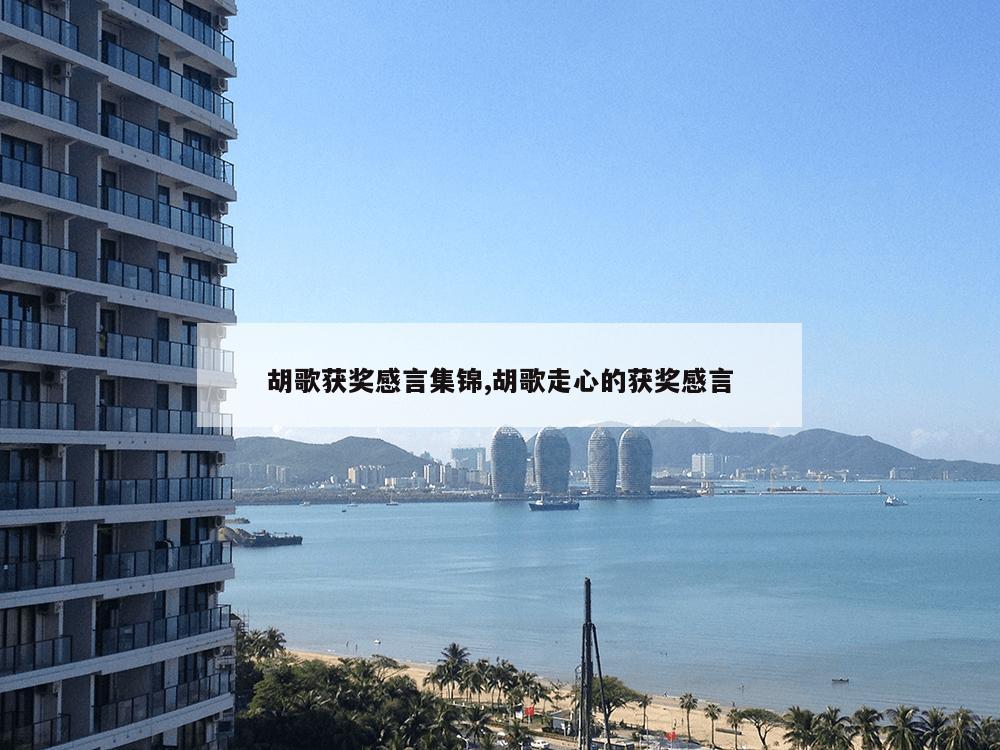 胡歌获奖感言集锦,胡歌走心的获奖感言