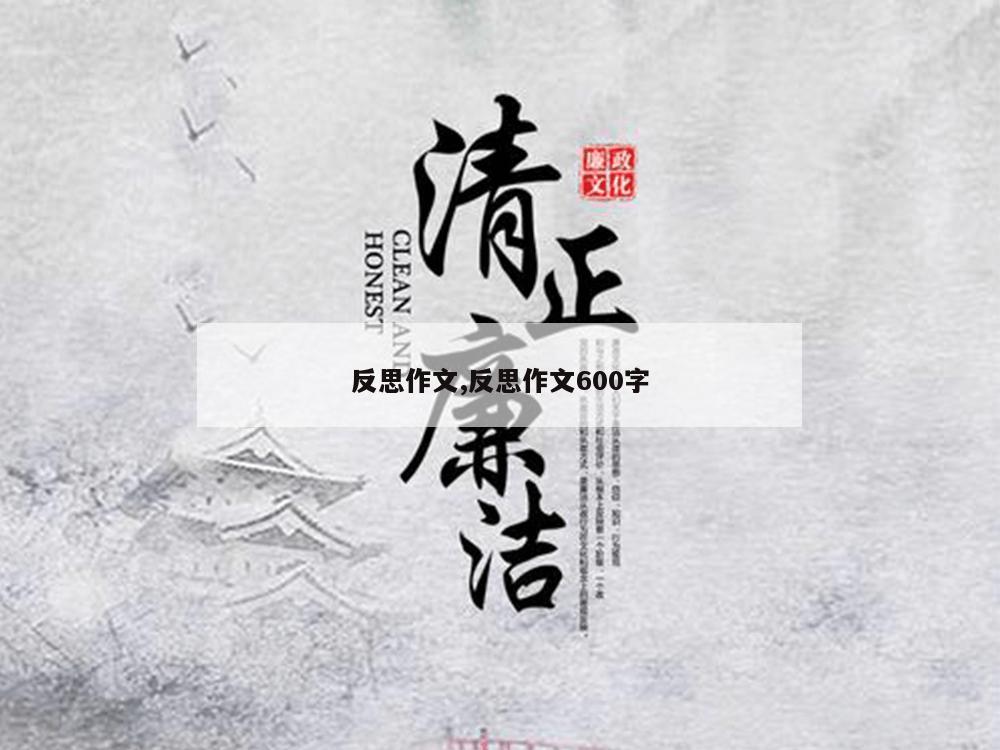 反思作文,反思作文600字